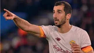  ?? ?? Rinforzo nerazzurro Henrikh Mkhitaryan, 33 anni, armeno, jolly offensivo in arrivo all’Inter dalla Roma