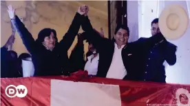  ??  ?? Pedro Castillo is set to be the next president of Peru
