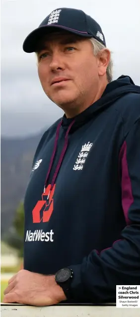  ?? Shaun Botterill/ Getty Images ?? England coach Chris Silverwood