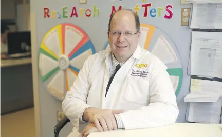  ??  ?? Dr. David Mack, Director of the CHEO IBD Centre.