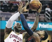  ?? TONY DEJAK/ THE ASSOCIATED PRESS/ FILES ?? Cleveland Cavaliers forward LeBron James is 17-0 in first-round playoff games since May 6, 2012.
