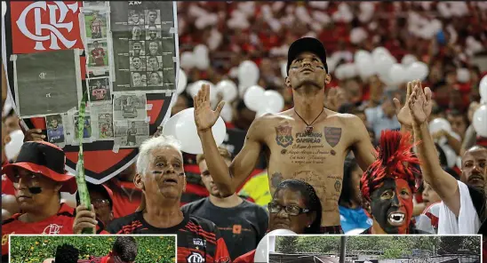  ?? AP/REUTERS/REX ?? Mass mourning: Flamengo fans lament the death of the boys in the fire (right), which saw 10 funerals in February (left) for the gifted ‘Boys of the Nest’