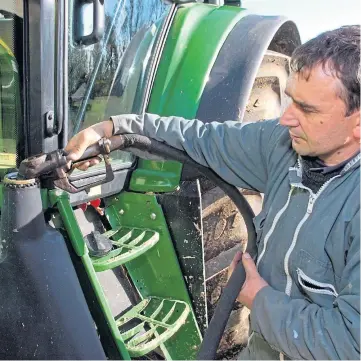  ??  ?? BREAKDOWNS: Fuel filter blockages remain a costly problem for many farmers.