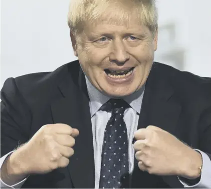  ??  ?? 0 Boris Johnson’s interview may have seemed like a car crash to opponents but was absolutely on message