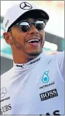  ??  ?? LEWIS HAMILTON