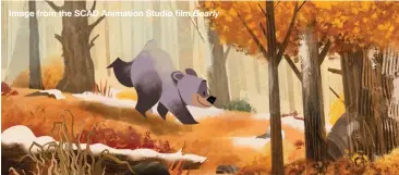  ??  ?? Image from the SCAD Animation Studio film Bearly