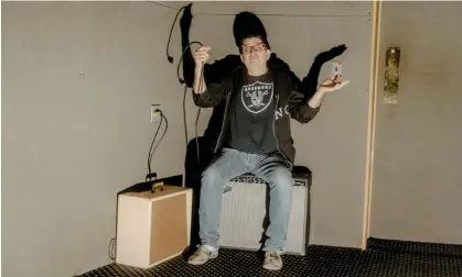  ?? Photograph: Evan Jenkins/The Guardian ?? Analogue zealot … Steve Albini at his recording studio in Chicago.