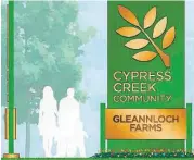  ?? Houston Northwest Chamber of Commerce ?? A capital campaign is underway to raise funds to purchase signs to be installed throughout the Cypress Creek community.