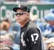  ?? Ed Zurga / Getty Images ?? Rick Renteria is out as manager of the White Sox, losers in the wild card round.