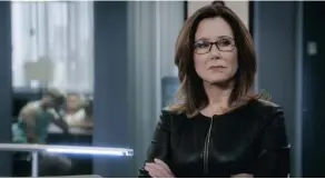  ??  ?? ON THE TRAIL: Mary McDonnell as Sharon Raydor in Major Crimes.