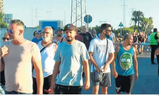  ?? C. P. ?? Algunos de los asistentes a la asamblea de la CTM celebrada en Puerto Real este miércoles.