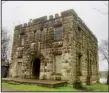  ?? (Special to the Democrat-Gazette/ Marcia Schnedler) ?? The former Franklin County Jail, built in 1904, stands near Ozark’s riverfront.