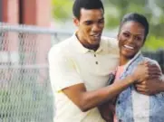  ?? Provided by Roadside Attraction­s ?? Parker Sawyers and Tika Sumpter in “Southside With You.”