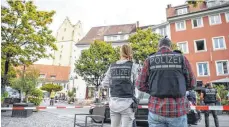  ?? ARCHIVFOTO: FELIX KÄSTLE ?? Der abgesperrt­e Tatort am 28. September 2018.