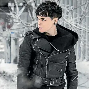  ??  ?? Claire Foy is the third actor to portray ferocious Swedish goth vigilante Lisbeth Salander in The Girl in the Spider’s Web.