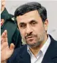  ??  ?? Mahmoud Ahmadineja­d