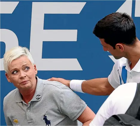  ?? AP ?? Novak Djokovic was clearly at fault when he hit a line judge with a ball during the US Open in tournament, and was defaulted. He didn’t cover himself in glory in organising an exhibition tour at the height of the pandemic either.