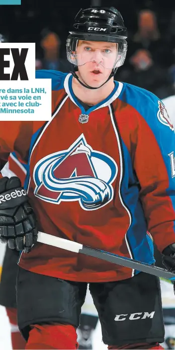  ?? PHOTO D’ARCHIVES, AFP ?? Alex Tanguay a pris sa retraite au terme de la saison 2015-2016 durant laquelle il a évolué avec l’avalanche du Colorado avant de passer chez les Coyotes de l’arizona.