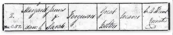  ??  ?? James Ferguson is listed as a weaver on Margaret’s baptism record in 1835 – could both records be right?