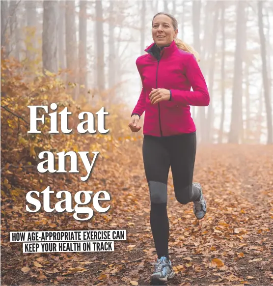  ?? ?? For older people, it’s a good idea to find a fitness routine that sparks joy to help you be inspired to pick up the habit of exercising again.