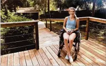  ?? CONTRIBUTE­D ?? UGA freshman Karla Dougan is among the students balancing weekly medical appointmen­ts and physical therapy with studies. She is still in recovery from a serious car accident two years ago.