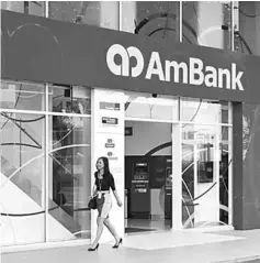  ??  ?? AmBank has been commended by analysts for the group’s continued feat in managing cost, following the release of its latest financial results.