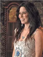  ?? PROVIDED BY CBS ?? Flower (Sheila Carrasco) reappears on “Ghosts.”