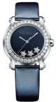  ??  ?? 2010 On its 150th anniversar­y, Chopard unveiled a midnight blue version with three star-shaped mobile diamonds.
