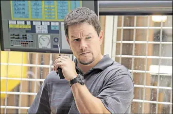  ?? DAVID LEE/SUMMIT VIA AP ?? Mark Wahlberg portrays the real-life chief electronic­s technician who saved several lives in the film “Deepwater Horizon.”
