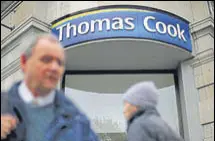  ?? REUTERS ?? Thomas Cook has failed to get £200 mn from investors and may collapse unless the government intervenes.