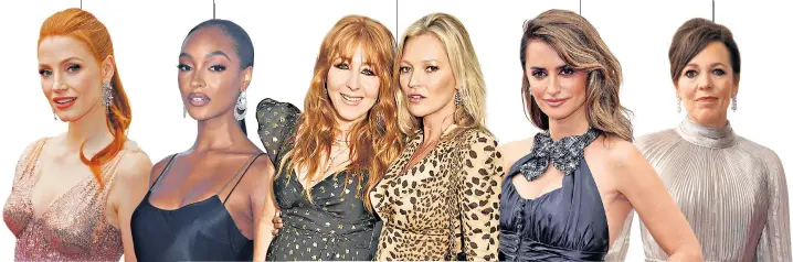  ?? ?? CHARLOTTE TILBURY AND KATE MOSS At the launch of Tilbury’s first fragrance, Scent of a Dream,
in London 2016
PENELOPE CRUZ Nominated, and on the red carpet at the Oscars this year