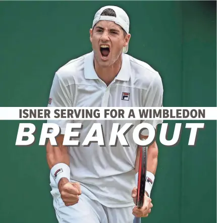  ?? SUSAN MULLANE/USA TODAY SPORTS ?? John Isner rallied in the fifth set Thursday to defeat Ruben Bemelmans.