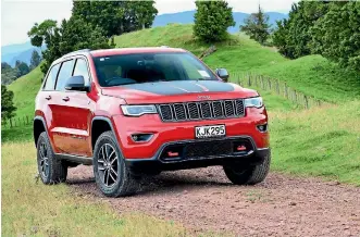  ??  ?? Air suspension is standard on Trailhawk; gives up to 275mm of ground clearance.