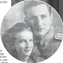  ??  ?? This is the only existing picture of Lyudmila Khachatrya­n and her first husband, “the Yugoslav.”