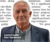  ?? ?? Council leader Glen Sanderson