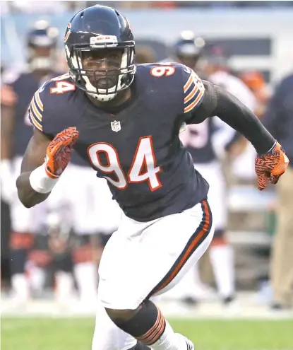  ?? | GETTY IMAGES ?? Rookie linebacker Leonard Floyd was held out as “a precaution” with a hamstring issue not thought to be significan­t.