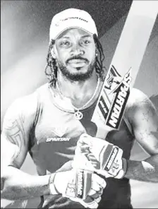  ??  ?? Superstar opener Chris Gayle … struck an unbeaten 126.