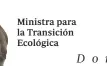  ??  ?? Ministra para la Transición Ecológica