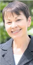  ??  ?? Green MP Caroline Lucas