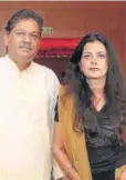  ??  ?? Kirti Azad and Poonam Azad