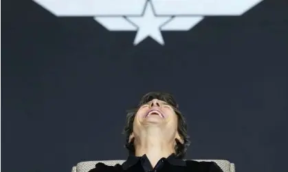  ?? ?? Sky high earner … Tom Cruise at a press conference for Top Gun: Maverick in Seoul, South Korea in 2022. Photograph: Ahn Young-joon/AP