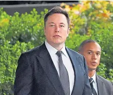  ?? Picture: AP. ?? Elon Musk was just one of many verified accounts hacked on Twitter on Wednesday.