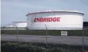  ?? JIM MONE THE ASSOCIATED PRESS FILE PHOTO ?? The decision by regulators throws into doubt whether Enbridge will be able to make dramatic shift.