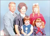  ?? ?? The Calderwood­s, circa 1970: in back, Clifton, Judith and Debra; in front, Jennifer and CherAmi.