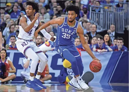  ?? KYLE TERADA/USA TODAY SPORTS ?? Marvin Bagley III says NBA teams talked about using him as a small-ball center.