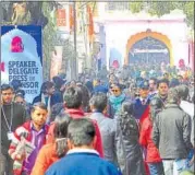  ?? HT FILE PHOTO ?? The Jaipur Literature Festival saw its biggest controvers­y in 2012 when the name of Booker Prize winner and British-Indian novelist Salman Rushdie figured on the list of invitees.