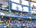  ?? ?? Starting with the CSK-MI match at Wankhede on Sunday, the pledge is being played at every stadium.