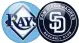  ??  ?? Rays 10 Padres 4 TB: 70-50 overall SD: 55-63 overall