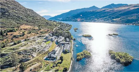  ??  ?? A prime piece of Queenstown lakeside land with previous consent for high density residentia­l use, or a hotel, is up for sale in the Kawarau Village area.