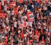  ?? GETTY ?? Wembley I tifosi inglesi finalmente sugli spalti